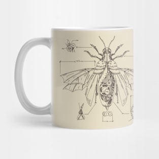 Steampunk Beetle Mug